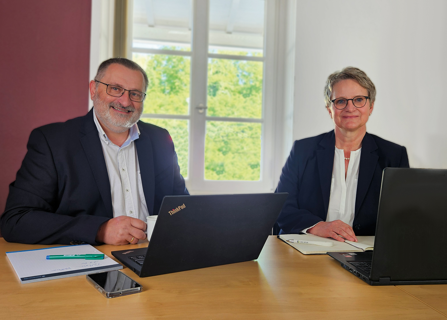 Markus Haselbauer und Eva Reichert sind die Geschäftsführer von der Teilhabe Wetterau gGmbH.